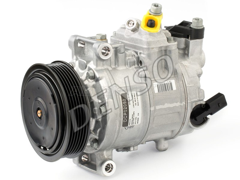 Компрессор кондиционера Audi A3 03-19  / Q3 11-19  / Skoda Kodiaq 16-22  / Octavia 04-20  / Rapid 12-20  / Volkswagen Golf 03-19  / Jetta 05-  / Passat 80-  / Polo 09-20  / Audi A1 10-18  / Q2 16-  / S3 08-16  / TT 06-19  / SEAT Alhambra 10-  / Altea 04-15  / Ateca 16- (DENSO: DCP02050)