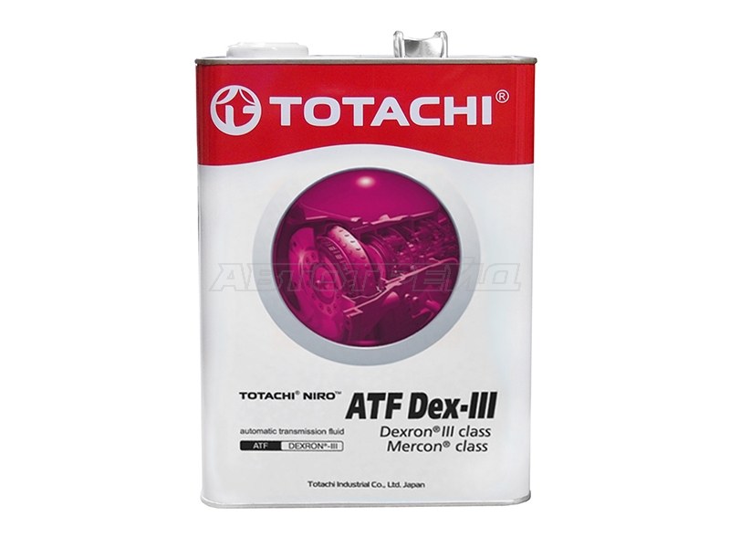 Масло трансмиссионное синтетическое TOTACHI NIRO ATF DEX III 4л Декстрон 3 (TOTACHI: 4589904523625)