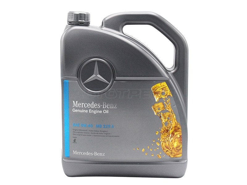 Масло моторное MERCEDES-BENZ (синтетическое) 5л  5W-40 229.5 бензин (MERCEDES: A000989630813AAEW)