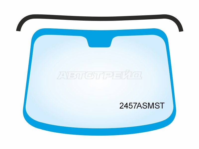 Молдинг лобового стекла BMW 7-Series 08-15 (PMA: 2457ASMST)