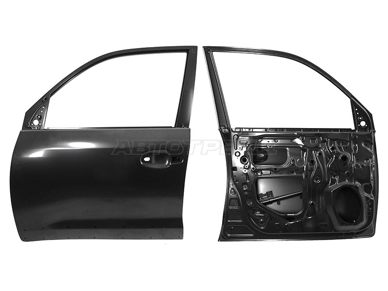 Дверь передняя Toyota Land Cruiser (J200) 07-15 (Слева / с отверстием под молдинг) (TOYOTA: 67002-60671)