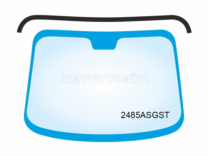 Молдинг лобового стекла (Сверху) BMW 5-Series 16-  / M5 17-20 (ALP: 2485ASGST)