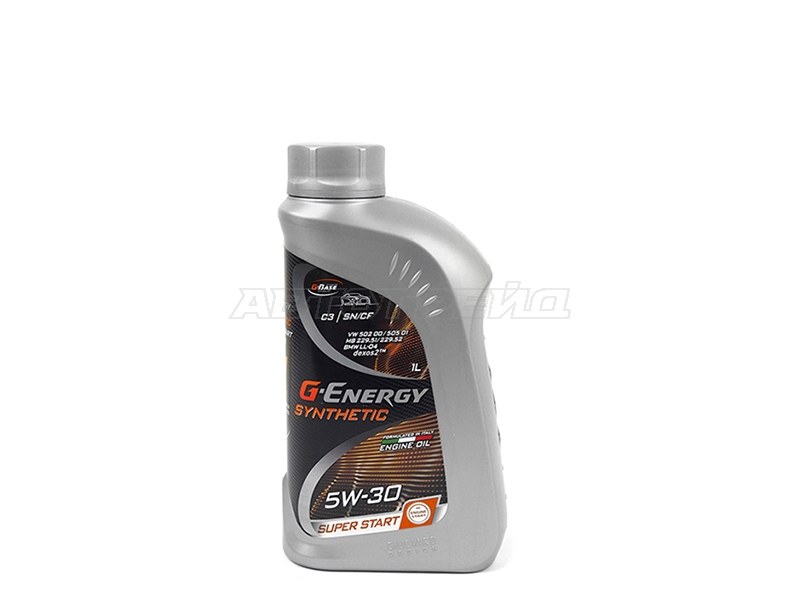 Масло моторное синтетическое G-Energy Synthetic Super Start 5W-30 SN /CF, C3 1л (G-ENERGY: 253142399)