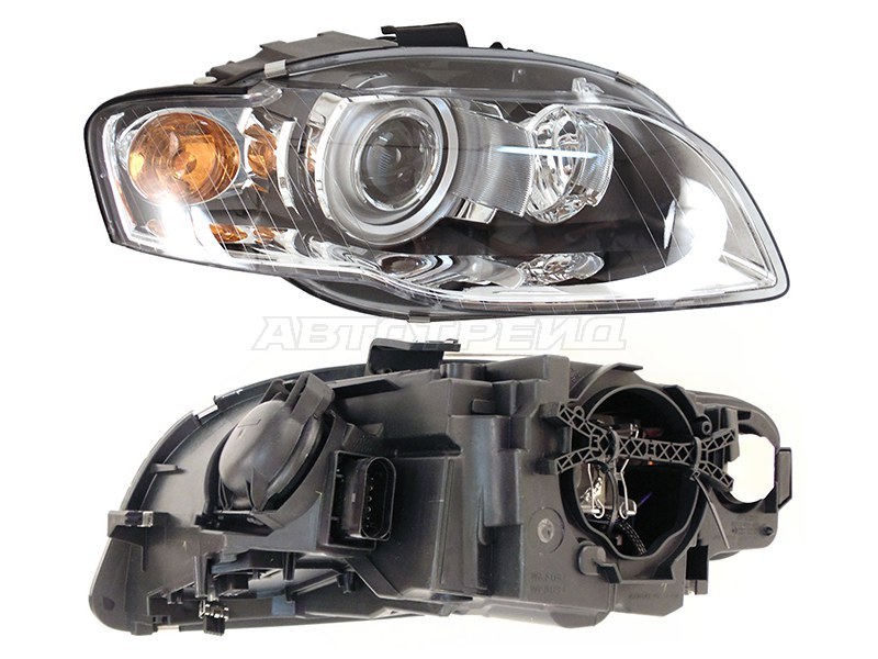 Фара Audi A4 04-09 (Спереди / Справа) (DEPO: 446-1110RMLDHEM)