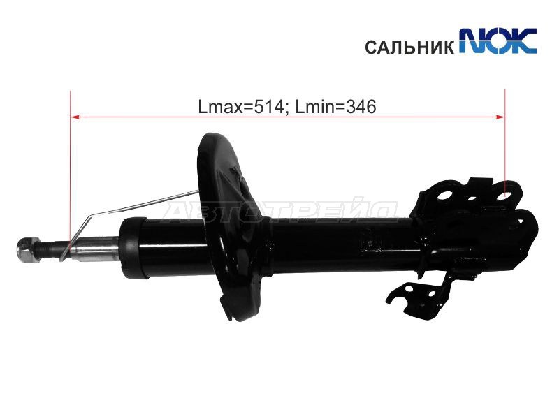 Стойка передняя TOYOTA IPSUM /GAIA /PICNIC /NADIA 96-01 RH (SAT: ST-48510-80242)