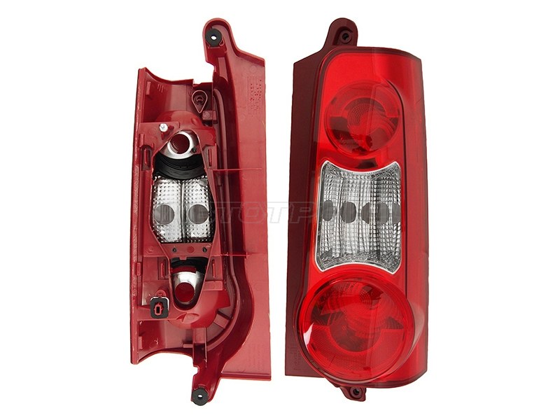 Фонарь задний Citroen Berlingo 08-16  / Peugeot Partner 08-12  / Partner Origin 08-11  / Partner Tepee 08-12 (Сзади / Справа) (DEPO: 552-1934R-UE)