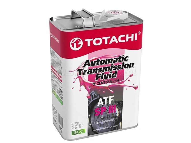 Масло трансмиссионное синтетическое TOTACHI ATF SP-III 4л (TOTACHI: 20404)