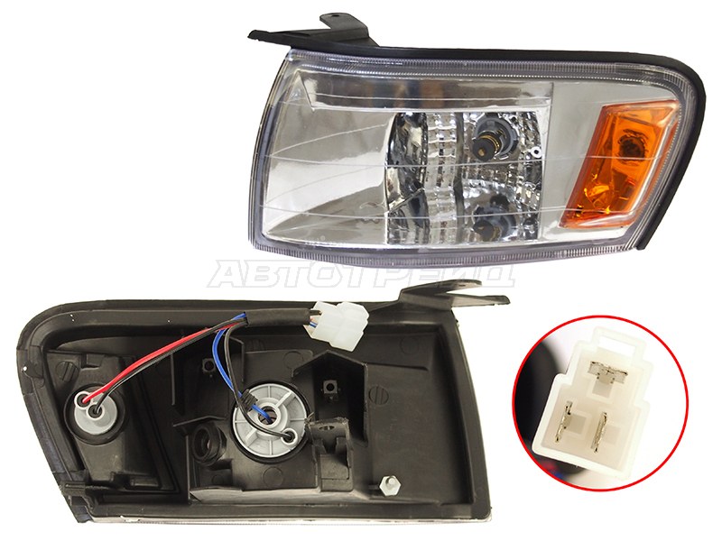 Габарит Toyota Cresta (X90) 92-96 (Слева / хром) (SAT: ST-22-232CL)