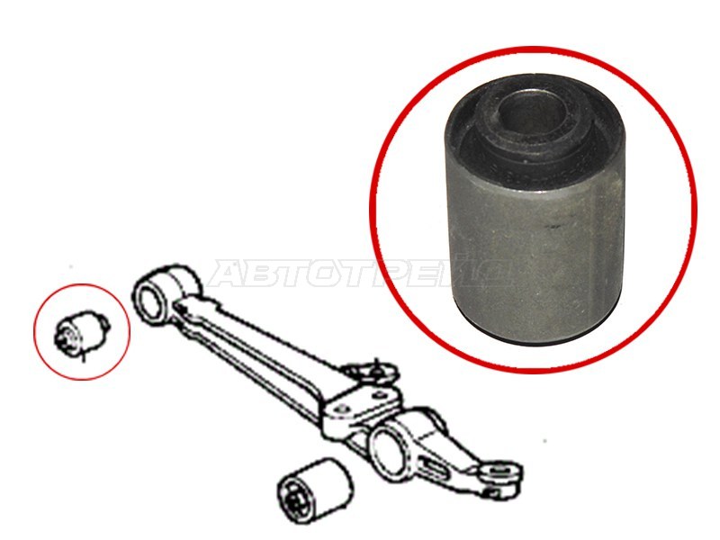 Сайлентблок переднего нижнего рычага внутренний HONDA ACCORD 89-98 /INSPIRE /VIGOR 89-95 /ASCOT 89-93 /RAFAGA 93-98 (SAT: ST-51393-SM4-013)