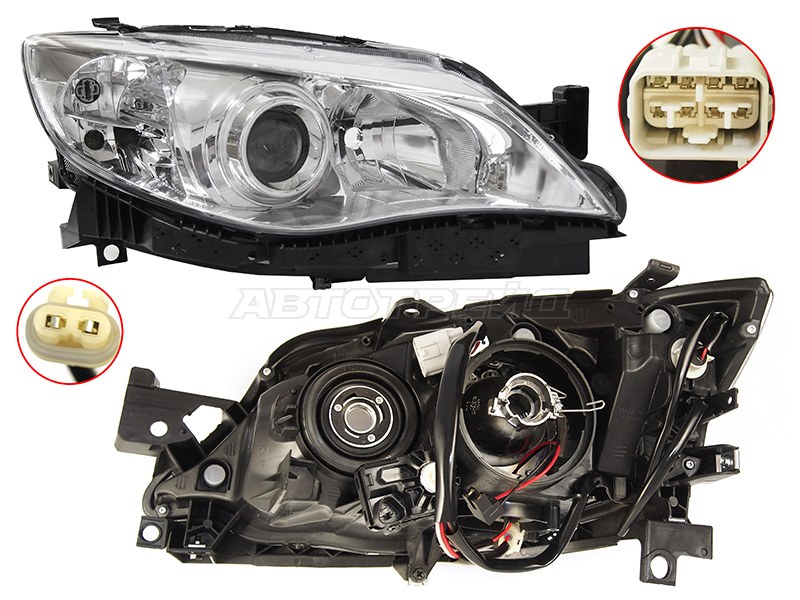 Фара Subaru Impreza 07-12 (Справа) (TYC: TG-220-1115R-LDEM1)