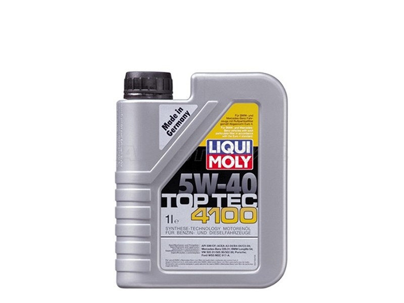 Масло моторное LIQUI MOLY Top Tec 4100 5W-40 SN /C3 1л (LIQUI MOLY: 9510)