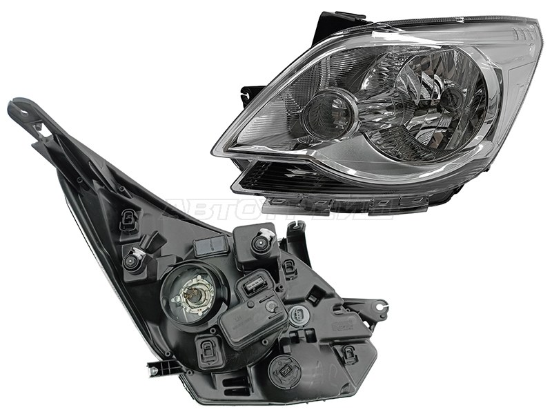 Фара Chevrolet Cobalt 13-  / Ravon R4 16- (Слева / С электрокорректором) (GENERAL MOTORS: 52120772)