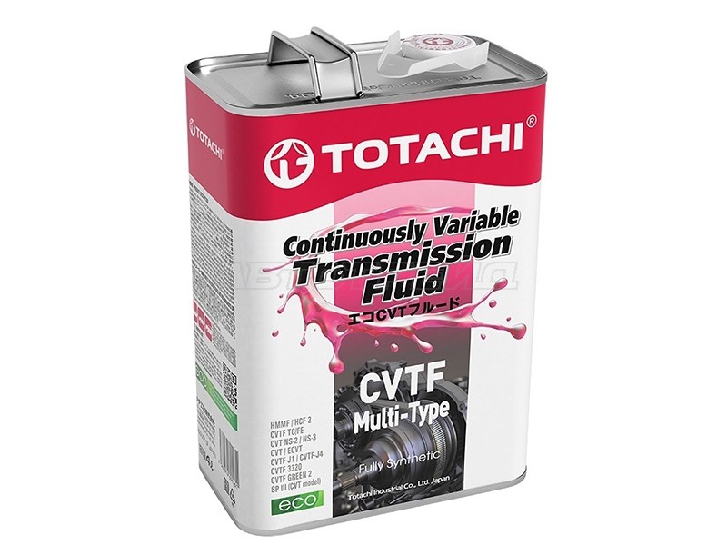 Масло трансмиссионное синтетическое TOTACHI CVT MULTI-TYPE 4л (TOTACHI: 20504)