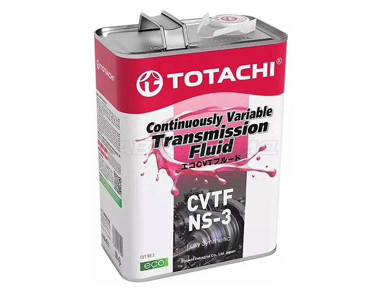 Масло трансмиссионное синтетическое TOTACHI CVTF NS-3 4л (TOTACHI: 21104)