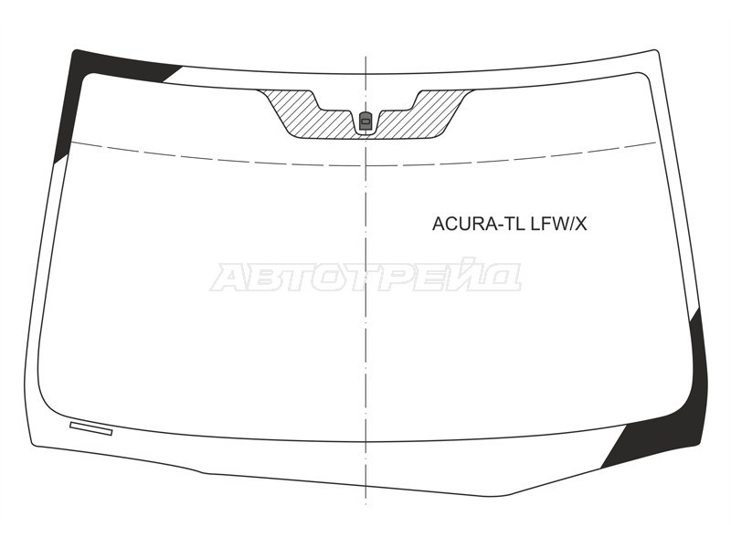 Стекло лобовое Acura TL 03-06 (XYG: ACURA-TL LFW/X)