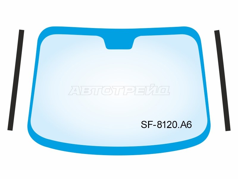 Молдинг лобового стекла Citroen Berlingo 08-22  / Peugeot Partner 08-15  / Partner Origin 08-11  / Partner Tepee 08-18 (SAT: SF-8120.A6)