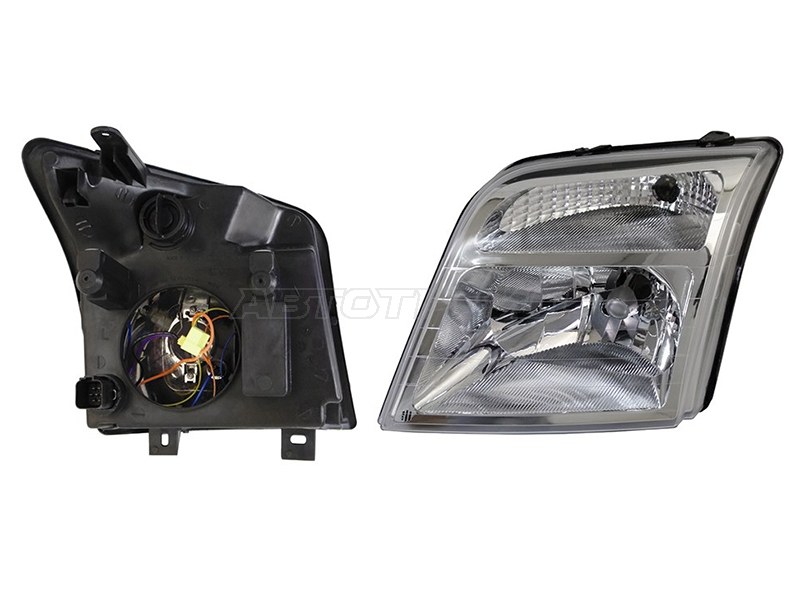 Фара Ford Transit 00-06  / Tourneo Connect 02-09 (Спереди / Слева) (DEPO: 431-1165L-LD-EM)