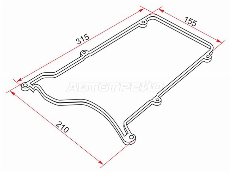 Прокладка клапанной крышки TOYOTA DUET M1#0 EJDE 98-04 (SAT: K11213-97202)