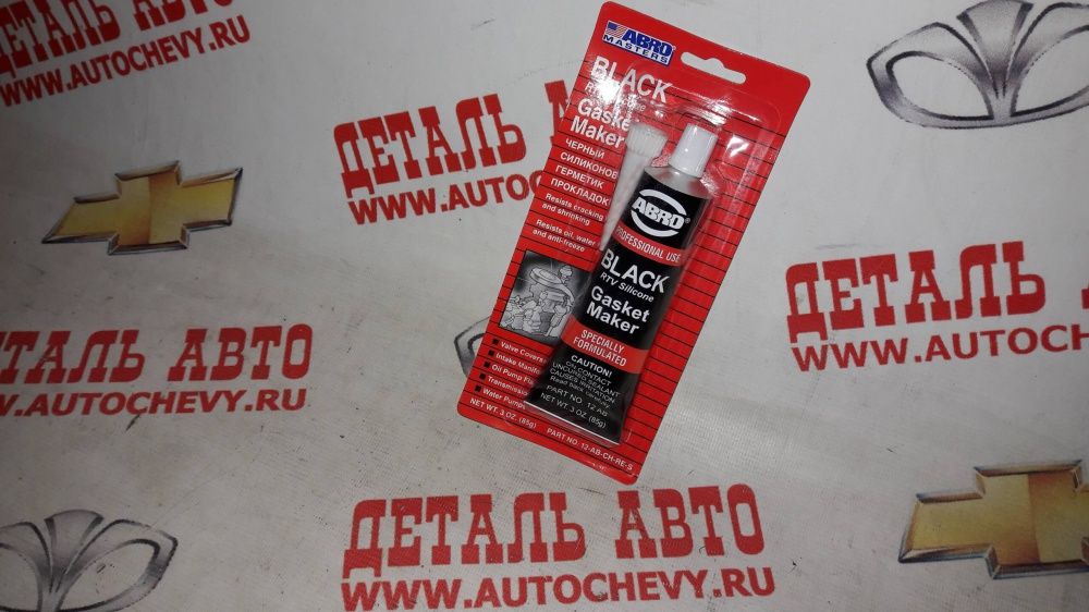 Герметик-прокладка "abro" red (85г.) silicone gasket black (ABRO: 12ABCH)