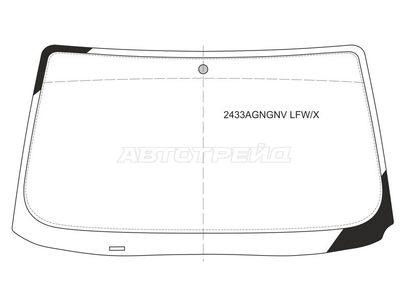 Стекло лобовое BMW 7-Series 94-01 (XYG: 2433AGNGNV LFW/X)