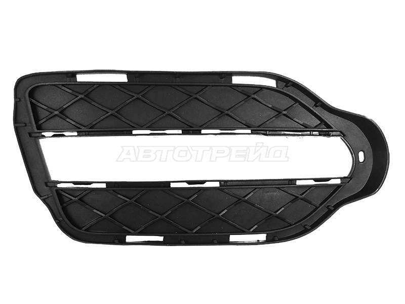 Решетка в бампер Mercedes-Benz GLK-Class 12-15 (Спереди / Справа / Под ПТФ) (SAT: ST-MD75-000G-B1)