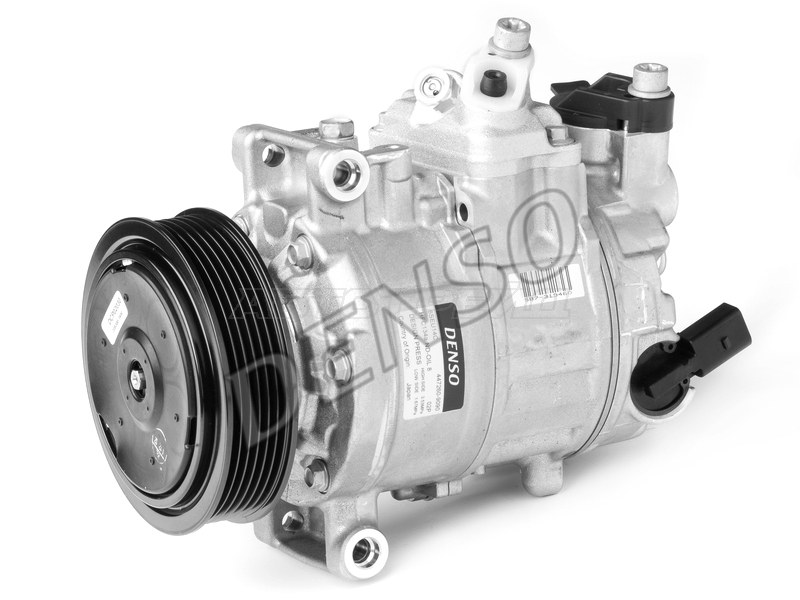 Компрессор кондиционера Audi A3 03-19  / Q3 11-19  / Skoda Kodiaq 16-22  / Octavia 04-20  / Rapid 12-20  / Volkswagen Golf 03-19  / Jetta 05-  / Passat 80-  / Polo 09-20  / Audi A1 10-18  / Q2 16-  / S3 08-16  / TT 06-19  / SEAT Alhambra 10-20  / Altea 04-15  / Ateca 16 (DENSO: DCP02030)