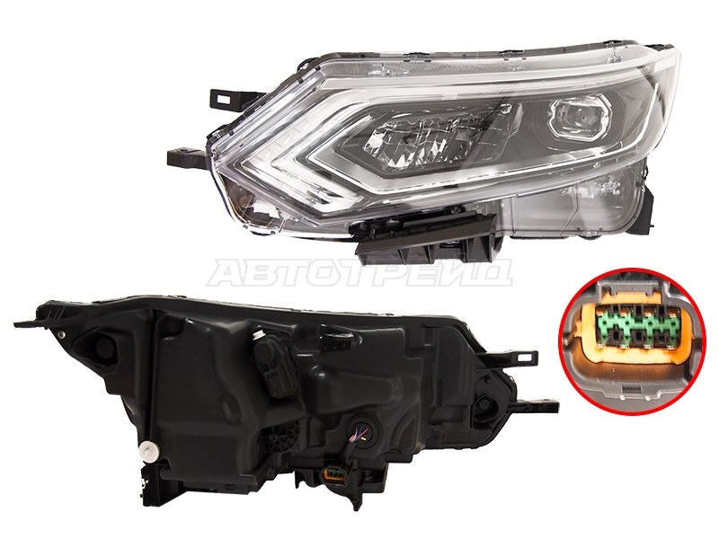 Фара Nissan Qashqai 17-22 (Слева) (SAT: ST-13-0013)