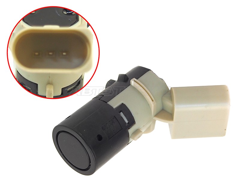 Датчик парковки (сонар) Audi A3 03-13  / A4 00-15  / A6 97-10  / A8 02-10  / Volkswagen Transporter 03-15  / Audi S3 08-12  / S4 03-05  / S6 99-11  / Volkswagen Beetle 97-10 (SAT: ST-7H0919275A)