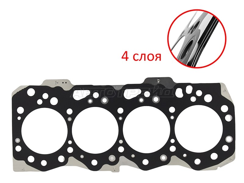 Прокладка ГБЦ T=1.14 1-NOTCH ISUZU ELF NMR85 07- (ISUZU: 8-98291-683-0)