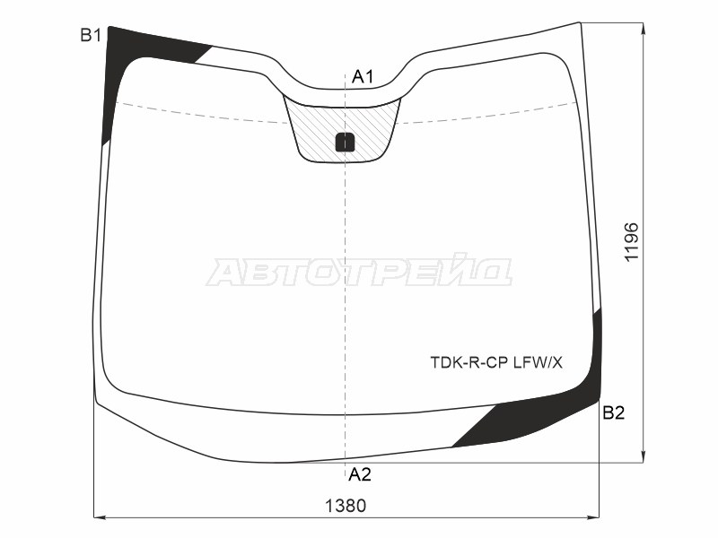 Стекло лобовое Honda Freed 16-24  / Freed+ 16- (XYG: TDK-R-CP LFW/X)