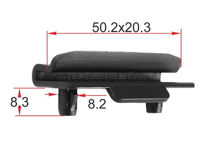 Клипса крепления фары LEXUS RX300 98-03 низ (1 шт.) (SAT: ST-M12222)