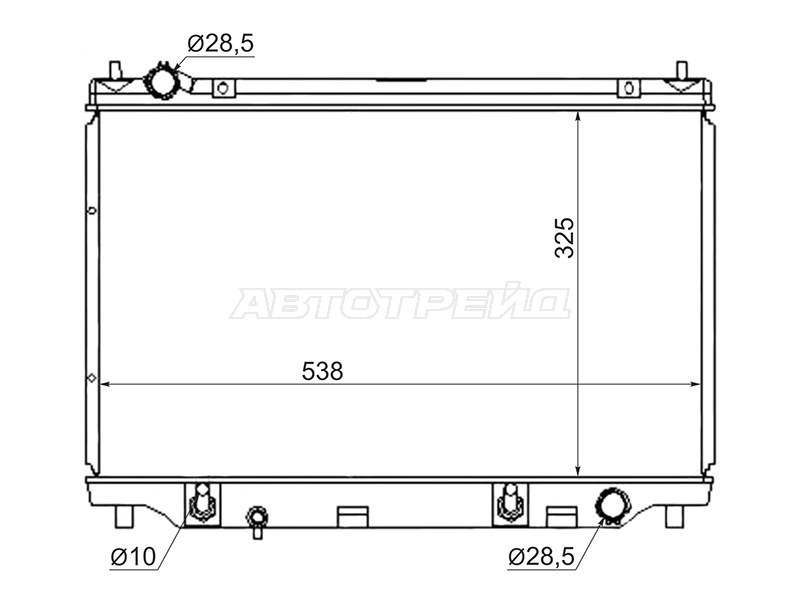 Радиатор Mazda Demio 02-07  / 2 02-07  / Verisa 04-15 (SAT: MZ0004-2)