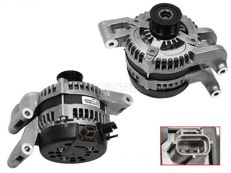 Генератор FORD C-MAX 07-10 /FOCUS II 04-11 /VOLVO C30 /S40 /V50 1.8 /2.0 14V 120A (DENSO: DAN1016)
