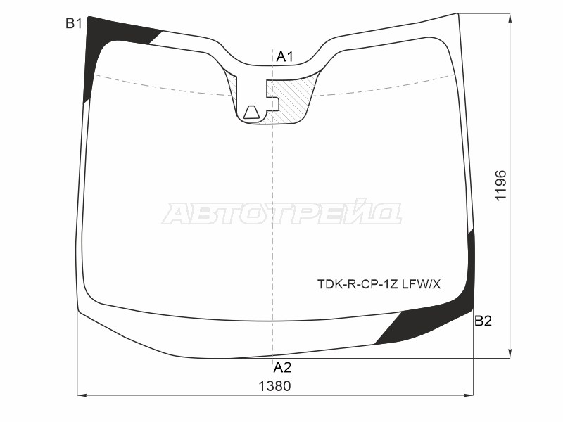 Стекло лобовое (Камера) Honda Freed 16-24  / Freed+ 16- (XYG: TDK-R-CP-1Z LFW/X)
