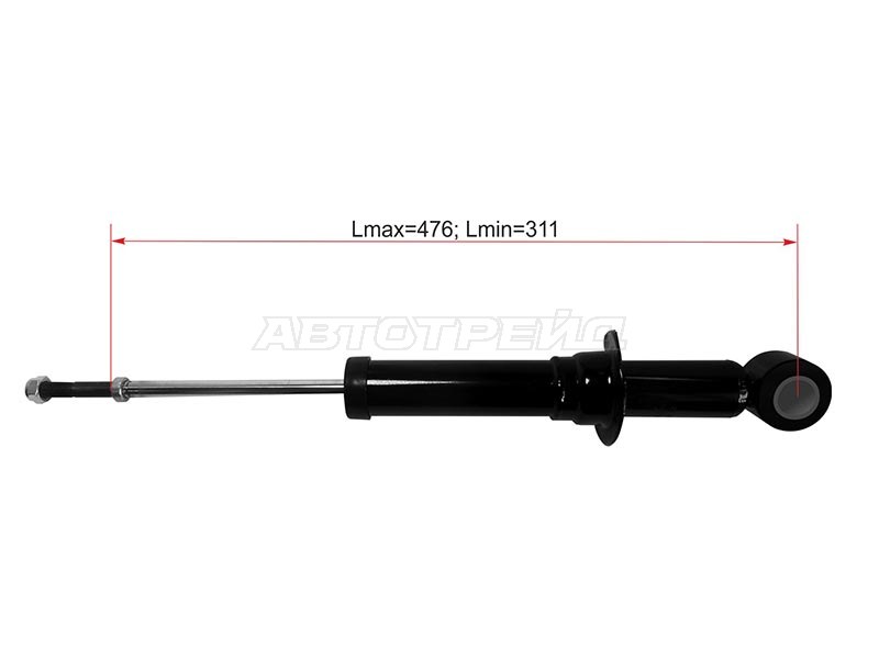Стойка задняя TOYOTA COROLLA /FIELDER /RUNX /SPACIO /ALLION /PREMIO /LIFAN SOLANO 01-08 (Dкорп 45) LH=RH (SAT: ST-48530-80046)