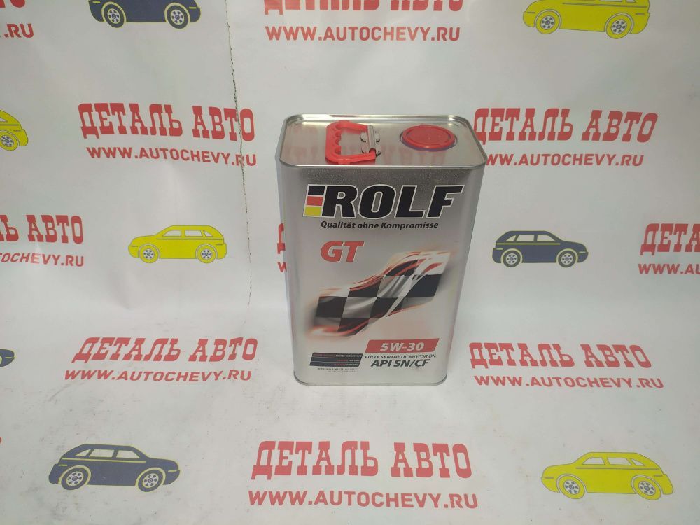 Масло моторное Rolf GT 5w30 (4л) (жестяная банка) (синтетика) (ROLF : 322228)