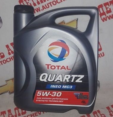 Характеристики моторного масла TOTAL Quartz Ineo MC3 5w30
