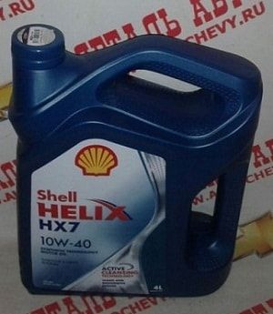 Моторное масло Shell Helix hx7 10w40
